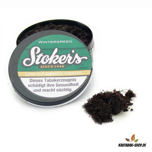 Kautabak Stoker S Wintergreen Long Cut 34g